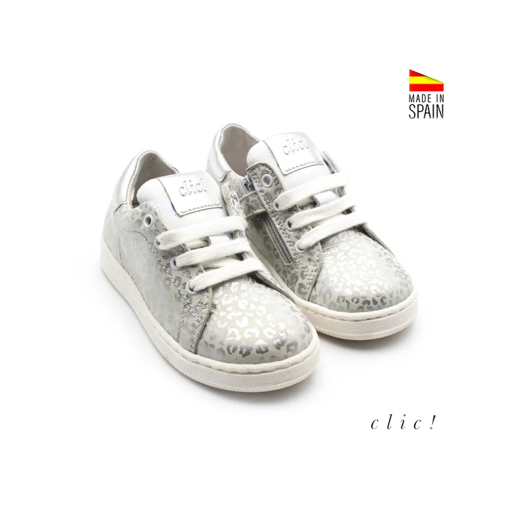 Deportivas leopardo metalizado Clic!
