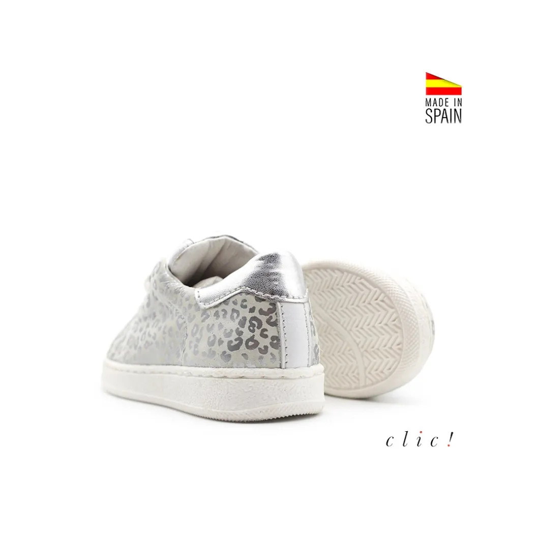 Deportivas leopardo metalizado Clic!