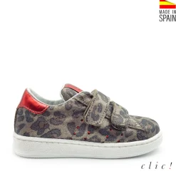 Deportivas velcros leopardo rouge CLIC!