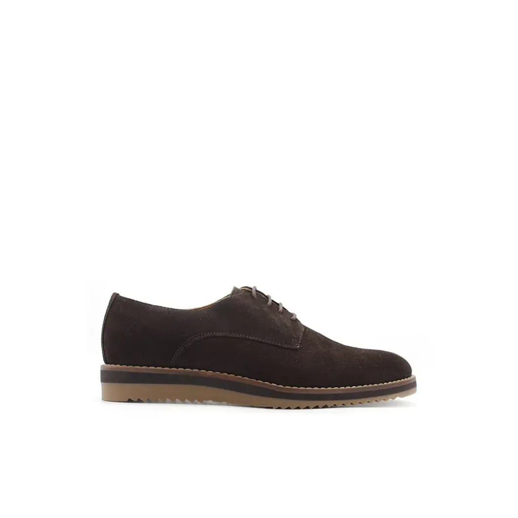 Derby plain serraje marrón