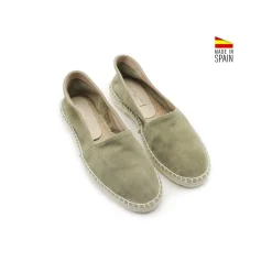 Espadrille serraje pespunte verde