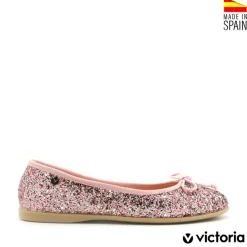 Manoletina glitter rosa