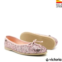 Manoletina glitter rosa