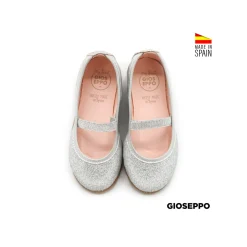 Manoletina plateada glitter