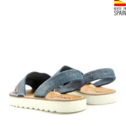 Menorquina plataforma boreal azul jeans