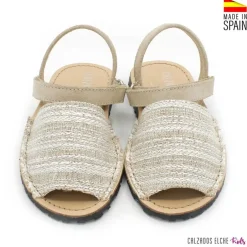 MENORQUINAS LINO MANTA BEIGE