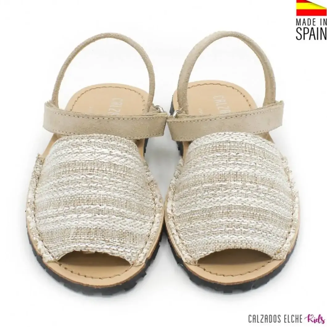 MENORQUINAS LINO MANTA BEIGE