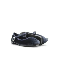 Mercedita azul marino terciopelo C1148