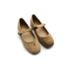 Mercedita camel terciopelo C1148