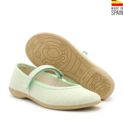 Mercedita lino 751 verde agua