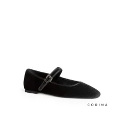 Mercedita negra terciopelo Corina
