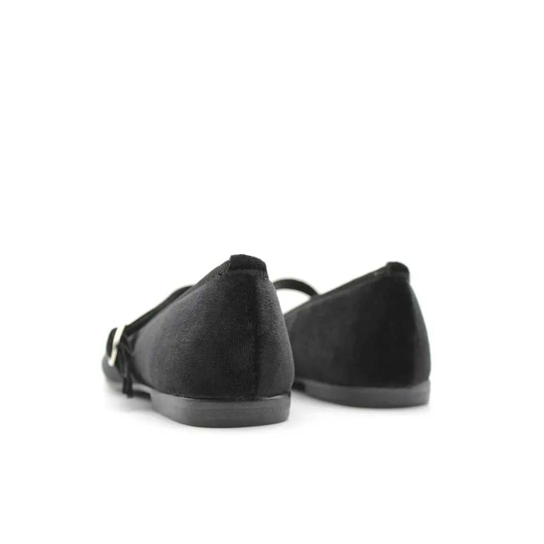 Mercedita negra terciopelo C1148