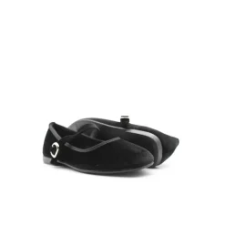 Mercedita negra terciopelo C1148