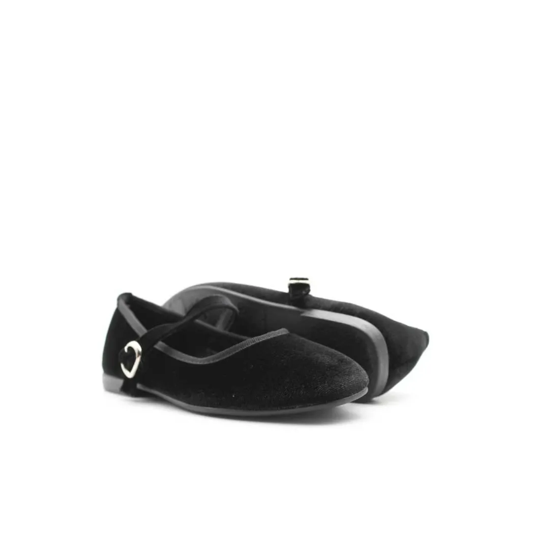 Mercedita negra terciopelo C1148