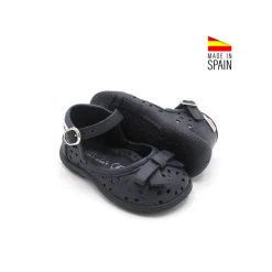 MERCEDITA NIÑA CALADA AZUL MARINO