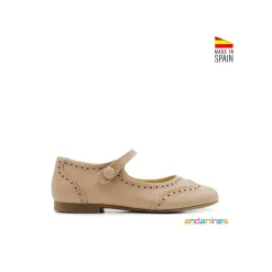Mercedita taupe brogue ingles