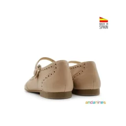 Mercedita taupe brogue ingles