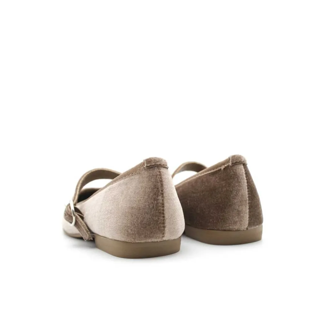 Mercedita taupe terciopelo C1148
