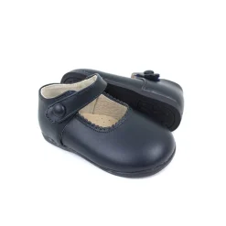 Merceditas niña basic azul marino