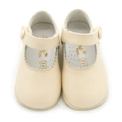 Merceditas niña basic beige