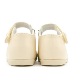 Merceditas niña basic beige