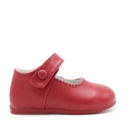 Merceditas niña basic roja