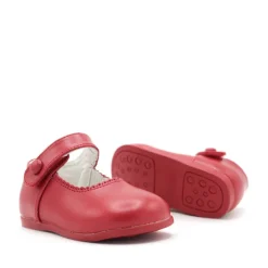 Merceditas niña basic roja