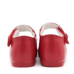 Merceditas niña basic roja