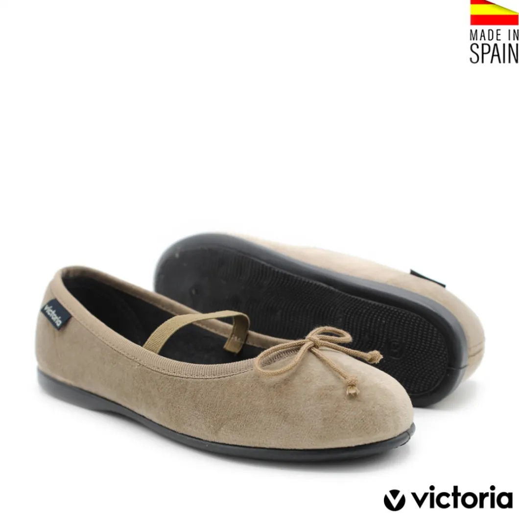 Merceditas terciopelo Victoria taupe