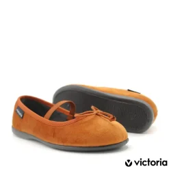 Merceditas terciopelo Victoria naranja