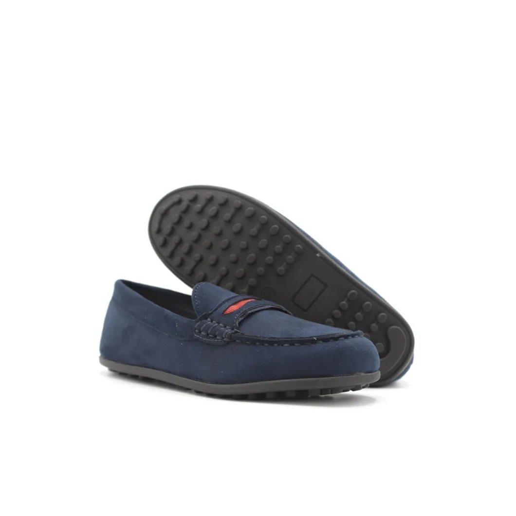 Mocasines de vestir azul marino
