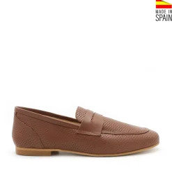 MOCASINES NIÑO PIEL CAMEL