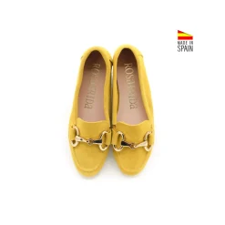 Mocasín ante amarillo