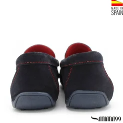 Mocasín antifaz azul marino