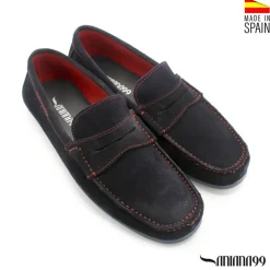 Mocasín antifaz azul marino