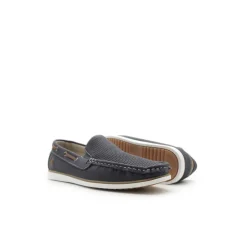 Mocasín azul marino de verano