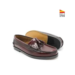 Mocasín borlas 507 burdeos