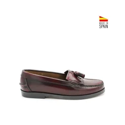 Mocasín borlas 507 burdeos