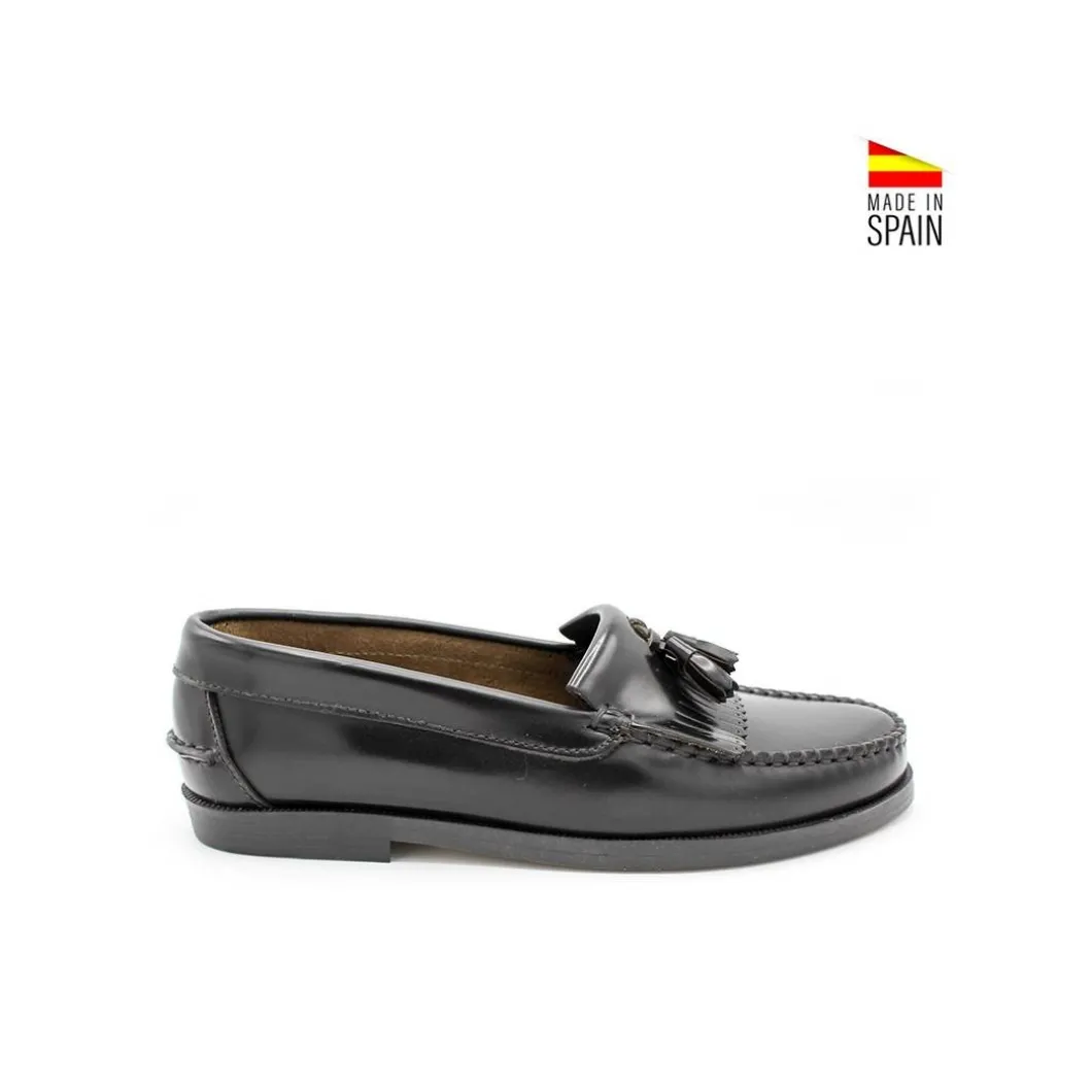 Mocasín borlas 507 negro