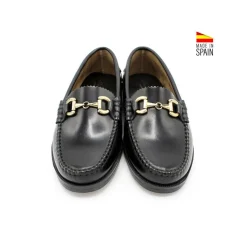 Mocasín cadena 504 negro