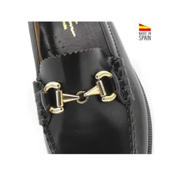 Mocasín cadena 504 negro