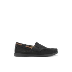 Mocasín calado negro