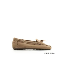 Mocasín camel detalle náutico