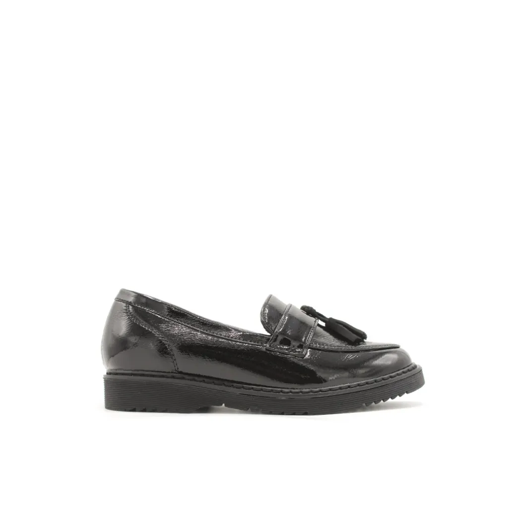 Mocasín charol negro