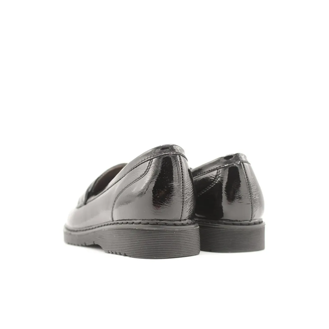 Mocasín charol negro
