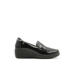 Mocasín con cuña negro