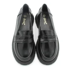 Mocasín niña antifaz negro