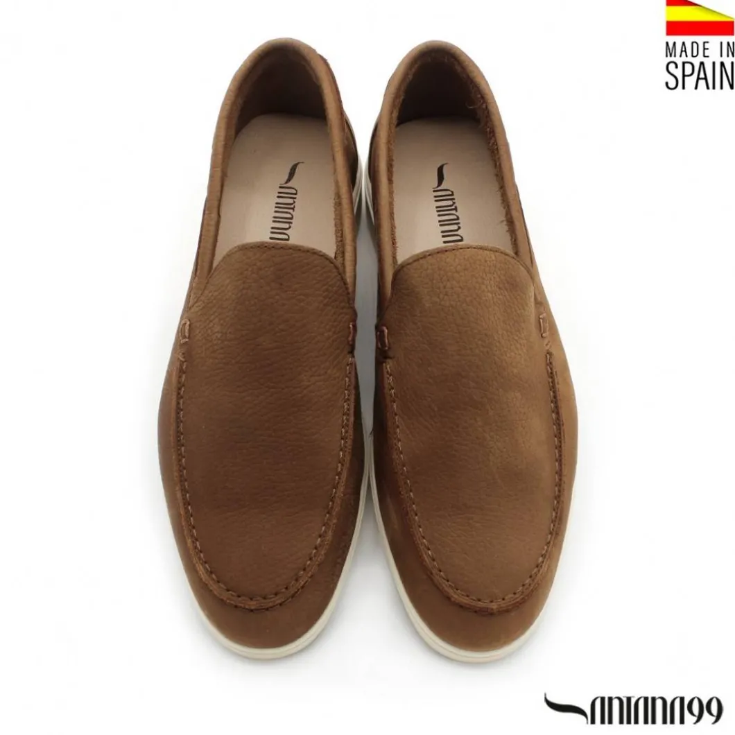 MOCASÍN NOBUCK MARRÓN