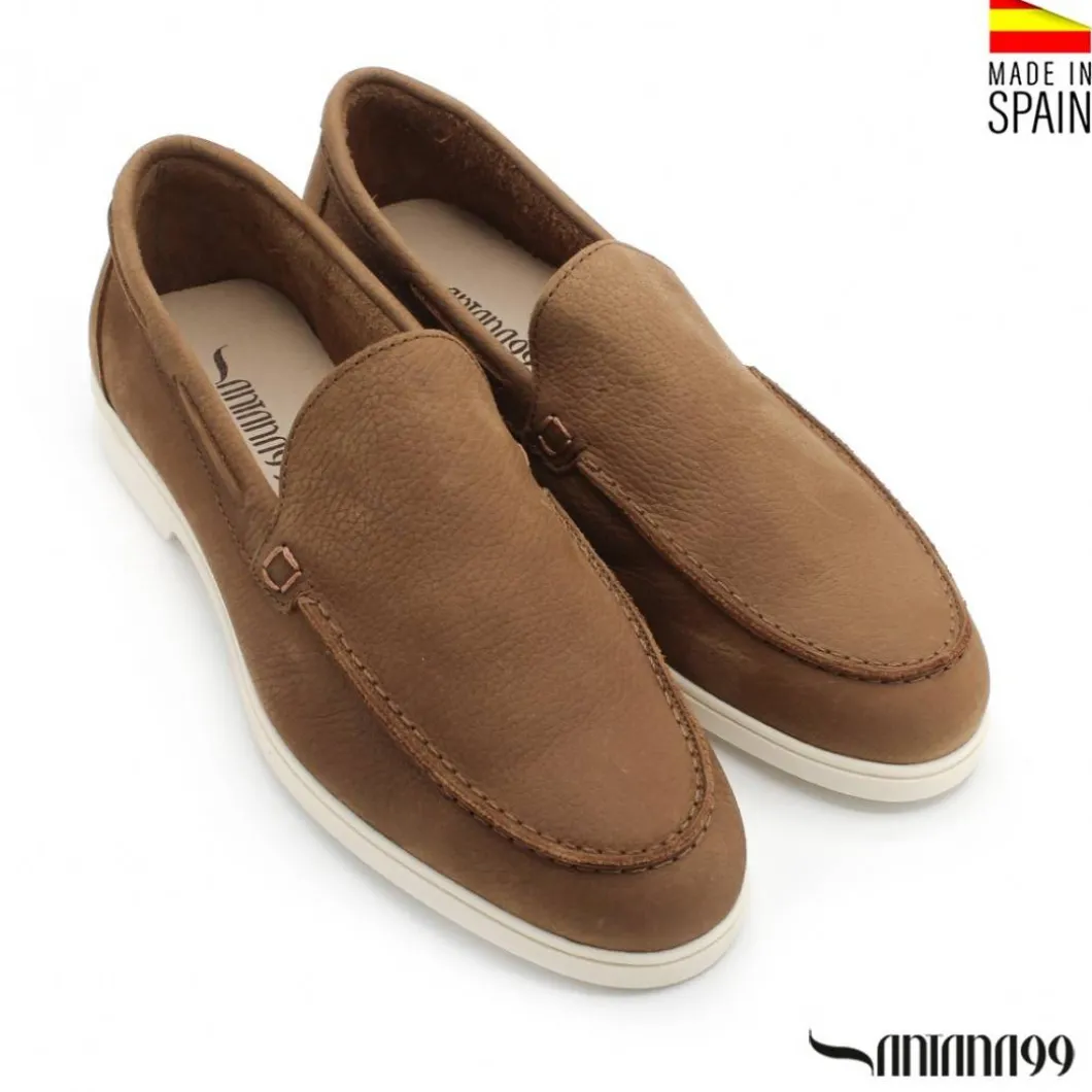 MOCASÍN NOBUCK MARRÓN