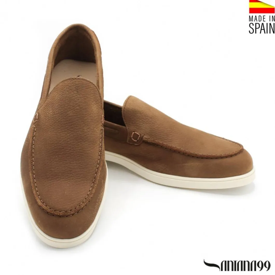 MOCASÍN NOBUCK MARRÓN